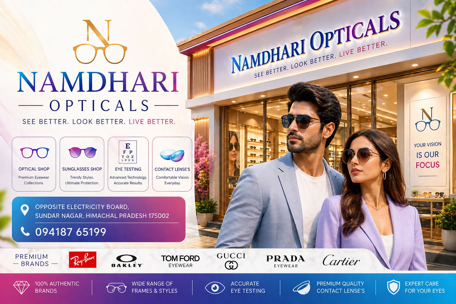 Namdhari Opticals Hero